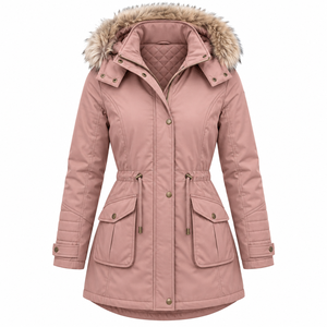 Chaqueta Parka Gruesa para Mujer, para Condiciones Frías, Relleno de Algodón, Informal, Tallas Grandes, Chaqueta Deportiva, Venta al Por Mayor - Product Image 1