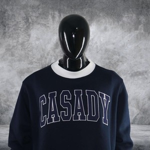 เสื้อสเวตเชิ้ตคอเต่าผู้หญิง CASADY พรีเมียม ผ้าฝ้ายขนแกะ ปักลายเชนีล สตรีทแวร์ ฤดูหนาว ผู้ผลิต OEM ODM โรงงาน - Product Image 1