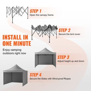 Gazebo Pop-up 3x3 Metri con Pareti Laterali Rimovibili e Borsa con Ruote, Montaggio Istantaneo, Protezione UV e Impermeabile - Product Image 4