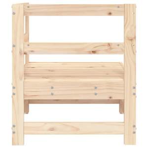 Sofá Modular de Esquina para Jardín, de Madera de Pino Natural, Muebles Modulares Versátiles para Exteriores - Product Image 4