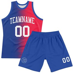 ชุดบาสเก็ตบอลแบบซับลิเมชั่น ชุดบาสเก็ตบอลแบบกลับด้านได้ ชุดแข่งบาสเก็ตบอลสำหรับทีม - Product Image 4