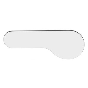 Miroir dentaire photographique OEM personnalisé plaqué rhodium 53x142mm, autoclavable, double face, lingual, intra-oral – Fabricant - Product Image 3