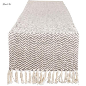 Nuevo corredor de cama de Hotel forma rectangular algodón tejido hecho a mano caminos de Mesa para el hogar mantel de Navidad lavable - Product Image 5