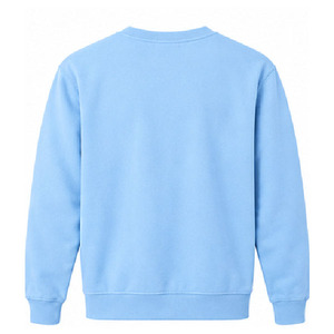 OEM Custom Men's Plain O-Neck Sweatshirt Long Sleeve Pullover Cotton Fleece Sweatshirt Wholesale Custom Logo Printing - Product Image 4