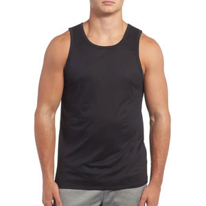 Custom <b>Men</b> Sleeveless Sports Apparel Factory <b>Men</b> <b>Singlet</b> Fitness Training Clothing Supplier <b>Mens</b> Cotton Performance <b>Singlet</b> - Product Image 5