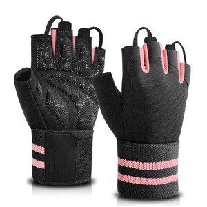 Guantes de Gimnasio con Correa de Muñeca Ajustable de Silicona y Logotipo Personalizado para Levantamiento de Pesas, Ejercicio y Fitness para Hombres y Mujeres - Product Image 1
