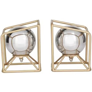 Hot Selling Gold Plated Metal Bookends 2Pcs Sculptural Ballerina Design Modern Decorative <b>Book</b> Ends <b>Book</b> <b>Holder</b> - Product Image 5