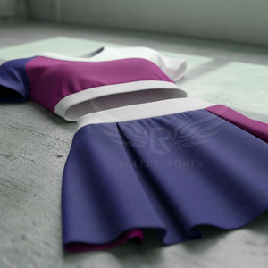 Uniforme de Porristas Transpirable de Poliéster para Adultos, Diseño de Última Moda, Precio al por Mayor - Product Image 6