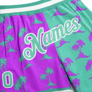 Shorts de basketball personnalisés à prix abordable, nouvelle couleur, pour hommes, vêtements de sport, séchage rapide, polyester double, vente en ligne - Product Image 5