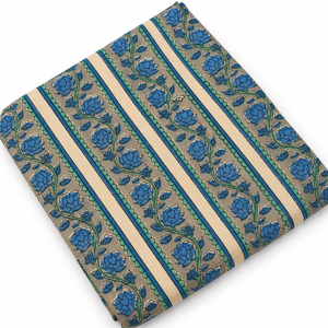Camisas, Vestidos y Fundas Decorativas para el Hogar, Tejidas a Mano en Jaipur, con Estampado Floral Índigo, de Algodón Teñido Natural Sostenible, Orgánico Premium - Product Image 6