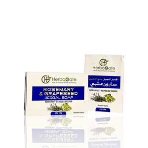 สบู่โรสแมรี่และเมล็ดองุ่นสมุนไพรทำมือแบบออร์แกนิค OEM สบู่บำรุงผิวกายช่วยให้ความชุ่มชื้น ลดเลือนจุดด่างดำ ผิวขาวกระจ่างใส - Product Image 3