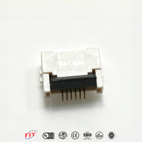Connecteur de câble plat SMT horizontal à double contact H2.0, 12 broches, entrée frontale, verrouillage arrière, 0,5 mm, pour module de carte PCB écologique