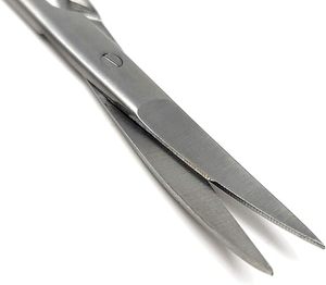 กรรไกรตัดกระจกตาคุณภาพสูง ขนาด 4.5 นิ้ว สำหรับการผ่าตัดตาที่ละเอียดอ่อน ใบมีดคมแม่นยำ ได้รับการรับรองมาตรฐาน ISO - Product Image 2