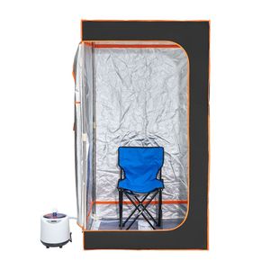 Tenda Sauna a Vapore Portatile da 1200W con Finestra Visibile, Kit Spa Personale per Interni per Detox e Relax - Product Image 1