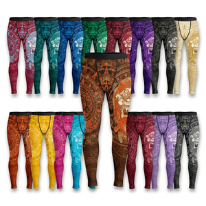 Nouveau design 2026 – Leggings de compression pour hommes, imprimés sur toute la surface, collants de sport ultra-extensibles pour la gym, la course et l'haltérophilie - Product Image 1