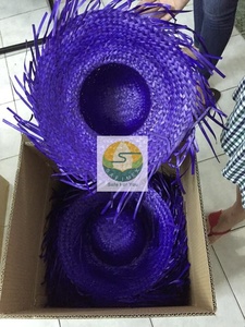 Fábrica de Sombreros de Paja, Sombreros de Paja Pava, Sombrero Tradicional Puertorriqueño, Sombrero Hawaiano Colorido, Venta al por Mayor, Exportación de Fábrica - Product Image 5