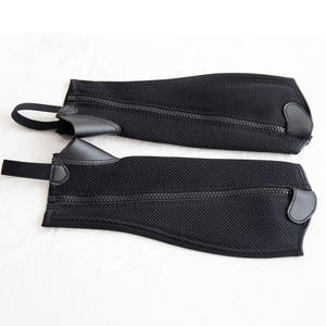 Nouvelles jambières d'équitation respirantes en cuir et maille pour enfants et adultes - Product Image 6