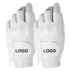 Guantes de golf profesionales con diseño central de piel de oveja y cuero Cabretta para un agarre antideslizante, comodidad y soporte confiable para el swing. - Product Image 4