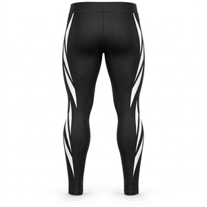 Custom <b>Mens</b> <b>Leggings</b> Workout Compression Pants Breathable Lightweight Fabric Flexible Stretch Design Comfortable Fit Running - Product Image 2