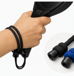 Cordón de seguridad personalizado para pádel, cordón de muñeca desmontable, nueva correa de seguridad reemplazable con tapas negras para raqueta de pádel - Product Image 3
