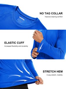 Maillot de compression à manches longues personnalisé imprimé par transfert thermique pour MMA, BJJ, Jiu Jitsu, grappling, entraînement sportif, séchage rapide - Product Image 5