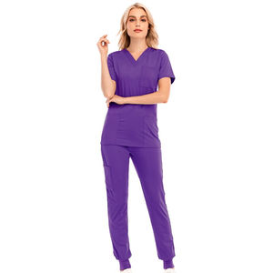 Uniforme Médico Cómodo y Transpirable de Tela Twill, Trajes Quirúrgicos con Detección de Agujas, Personalizables para Doctores y Enfermeras, Material Hospitalario - Product Image 4