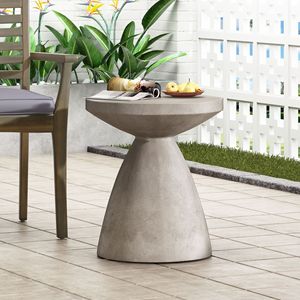 Lightweight <b>Outdoor</b> Concrete <b>Side</b> <b>Table</b> for <b>Outdoor</b> Living - Product Image 4