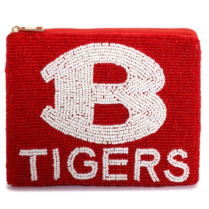 Handmade Embroidered Classic Digital Printed Colorful Beaded Coin Purse for Teens Custom Zipper Pocket Fashion Money Wallet - Product Image 1