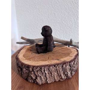 Sculpture d'ours en bronze faite à la main, objet d'art antique, cadeau, accessoires de décoration intérieure, décoration de table - Product Image 2