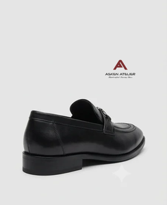 รองเท้าโลฟเฟอร์หนังสังเคราะห์สำหรับผู้ชาย Asken Atelier ดีไซน์หัวเข็มขัด ระบายอากาศได้ดี กันลื่น สวมใส่สบาย เหมาะสำหรับงานทางการ - Product Image 2