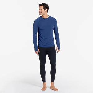 High Quality ODM OEM Customized Long Sleeve Rash Guard <b>Men</b> Spandex/Polyester UPF50 Printed <b>Compression</b> Quick Dry Eco-Friendly - Product Image 5