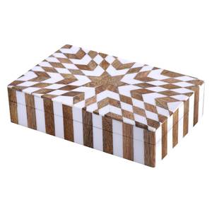 Mother of Pearl Decorative Wood Napkin Tissue Holder Box Bone Inlay <b>Storage</b> Box for <b>Table</b> or Home Use for Hotels - Product Image 1