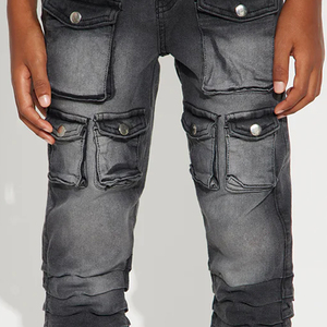 Collection de pantalons en jean décontractés pour garçons – Design de haute qualité à prix d'usine abordable avec poches pour un confort respirant 2026 - Product Image 4