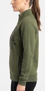 Stand Collar Printed Fleece Jacket Women 100% Polyester <b>Zipper</b> Sportswear Winter Printed Jackets Ladies - Product Image 3
