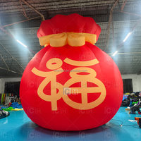 Ballons gonflables rouges porte-bonheur CH, décorations de fêtes gonflables pour événements