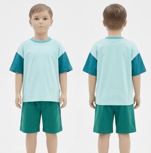 Conjunto de Pantalones Cortos Personalizados con Logotipo para Hombres, Mujeres y Niños, Ropa Casual de Moda Urbana, Pantalones Cortos de Dos Piezas, Diseños de Verano - Product Image 6