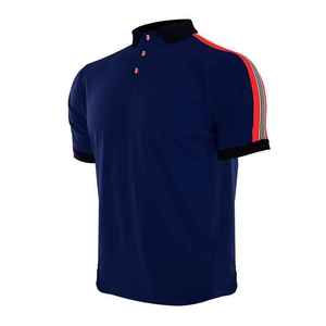 Polo en coton blanc pour homme, manches courtes, couleur unie, respirant, décontracté, coupe classique - Product Image 2