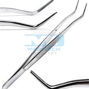 Pinces à pansements droites à bout arrondi 15 cm, pinces chirurgicales pour tissus, pinces à pansements et à tissus standard en coton 14 cm, haute qualité - Product Image 3