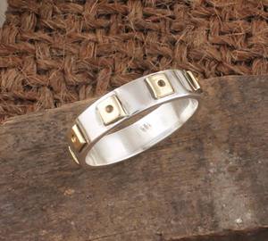 Bague minimaliste en argent sterling S925 de haute qualité avec sertissage clos pour pierres précieuses, bijoux pour femmes et hommes, cadeau de fête ou de mariage - Product Image 4