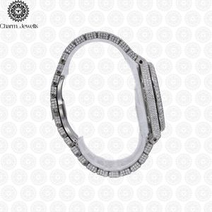 Montre de luxe Charm Jewels en acier inoxydable, cadran rond de 38 mm, cristal saphir, mouvement à quartz, design tendance pour femmes - Product Image 2
