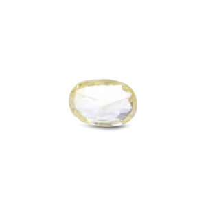 Premium 3.4 Carat Oval Cut Yellow Sapphire Loose Gemstone for Fine Jewelry - Product Image 2