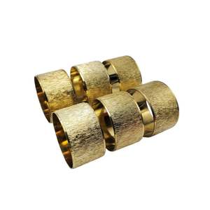 Elegante Anillo de Servilleta de Metal para Decoración de Mesa de Comedor con Acabado de Lujo de Estilo Moderno y Diseño Reutilizable - Product Image 4