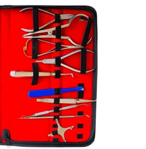 Ensemble d'instruments chirurgicaux dentaires personnalisés, kit d'implants, outils de chirurgie orale, manuels, argent, classe I, certifié CE - Product Image 4