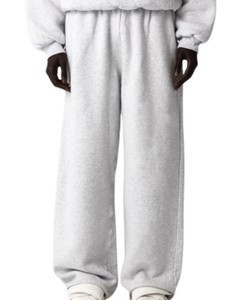 Ensemble de survêtement unisexe gris 2026 à manches longues avec capuche, coupe décontractée, couleur unie, en coton mi-lourd, idéal pour l'automne - Product Image 3