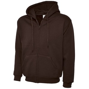 Sudadera con capucha verde botella unisex, clásica, de algodón, con cremallera completa, estilo francés, para trabajo personalizado - Product Image 5