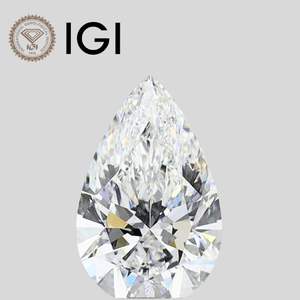 Diamante Cultivado en Laboratorio de 2.09ct, Corte Pera, Color D, VVS2, Certificado IGI - Product Image 1