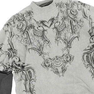 เสื้อยืดแขนสั้นผู้ชายสองชั้น ผลิตจากโรงงาน ขายส่ง เสื้อผ้าสตรีทแวร์ฤดูร้อน ผ้าเจอร์ซีย์ พิมพ์ลาย 100% ผ้าฝ้าย ระบายอากาศ แห้งเร็ว - Product Image 2