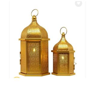 Venta Directa de Fábrica: Faroles Colgantes Dorados para Velas, Decorativos, de Metal Calado, Hechos a Mano, Ecológicos y Personalizables - Product Image 2