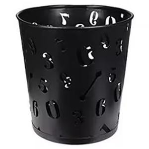 Cubo de Basura Metálico Clásico Contemporáneo que Ofrece Almacenamiento Premium en Sala de Estar, Dormitorio y Cocina - Product Image 3