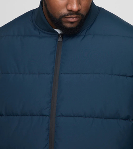 Veste bomber en duvet pour homme, logo personnalisé tendance, veste en duvet pour homme, veste matelassée avec logo brodé - Product Image 3